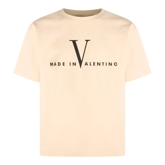 Valentino Beige Cotton T-Shirt - NWT